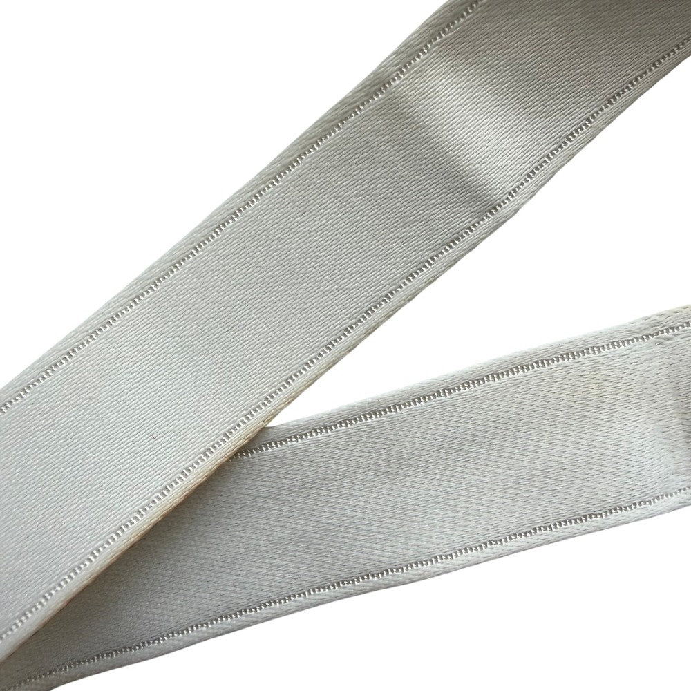 Satin Double Sided 3/4" Wide Ribbon 3 yds. 25 in.‎ Cream Wedding Sewing Notions
